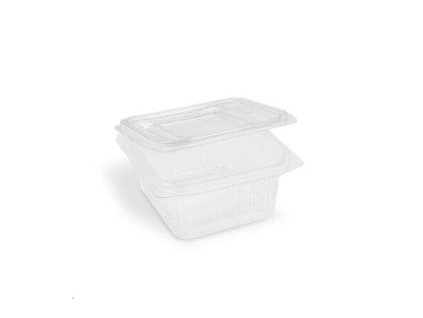Miska s viečkom hranatá 500 ml / 50 ks