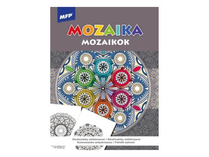Omaľovánka A4 / 32 strán Mozaika