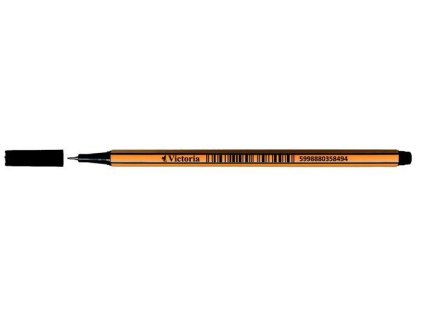 Liner, 0,4 mm, VICTORIA OFFICE, čierna