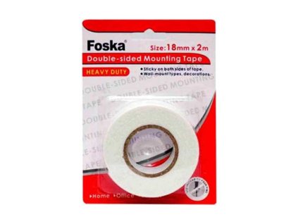 Penová obojstranná páska Foska 18 mm x 2 m