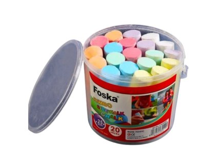 Chodníková krieda 20 farieb Foska CK6020P