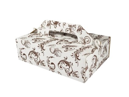 Krabica na zákusky 27x18x12cm s potlačou