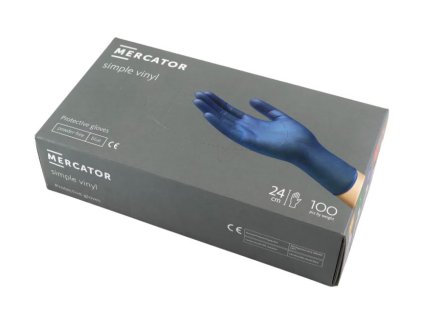 Vinylové rukavice S modré MERCATOR