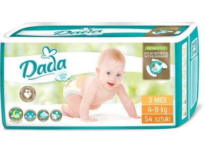 Plienky DADA 3 Midi 4-9kg 54ks