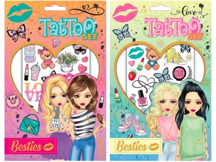 BESTIES tetovačky, 20x13cm, 2 listy,