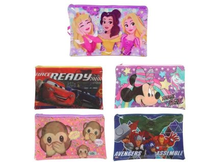 Peračník púzdro PVC 24x15x1cm mix vzorov