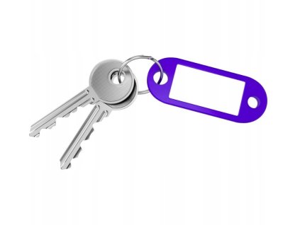 Kľúčenka modrá/10ks d.rect