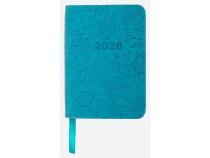 Týždenný diár 2026 8x11cm umelá koža
