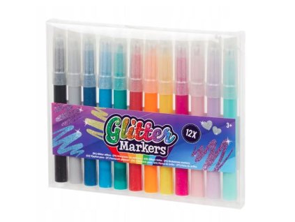 Glitrové fixy/12ks GRAFIX