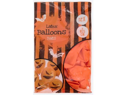 Halloween Latexové balóny/12ks