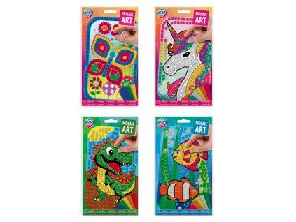 Mozaika MOSAIC ARTso samolepkami A5, 4 druhy CCG