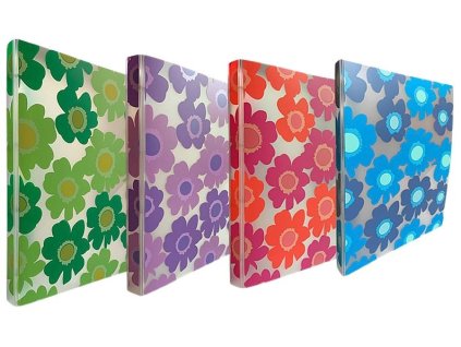 Karisblok A4 A199-4D 4-krúžkový COMIX Summer Flower