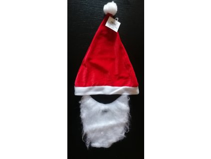 Mikulášska čiapka + brada