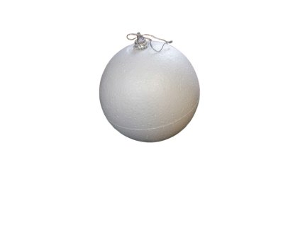Polystyrenová guľa 12cm so závesom