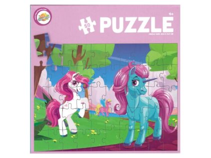 Puzzle 50 dielov 14,5 x 14,5 x 4cm. mix