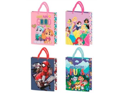 Darčeková taška 23x18x8,5cm. 4 druhy