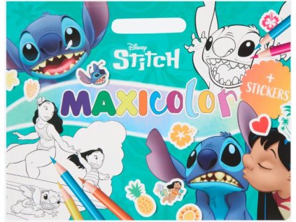 Omaľovánka Maxicolor + nálepky s rúčkou licencia