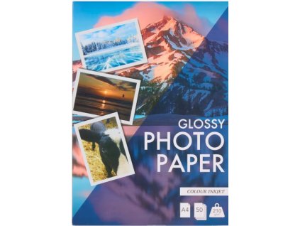 Lesklý fotopapier A4/50listov 210g