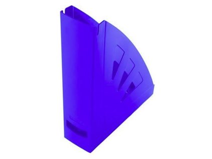Zakladač, plastový, 75 mm, VICTORIA OFFICE, modrý