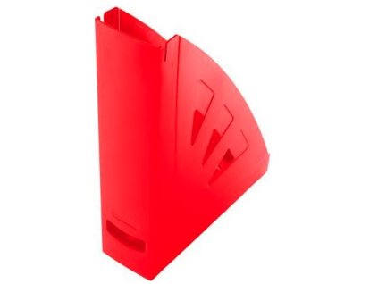 Zakladač, plastový, 75 mm, VICTORIA OFFICE, červená