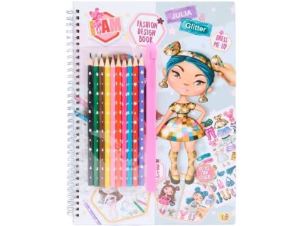 Omaľovánka s peračníkom a pastelkami