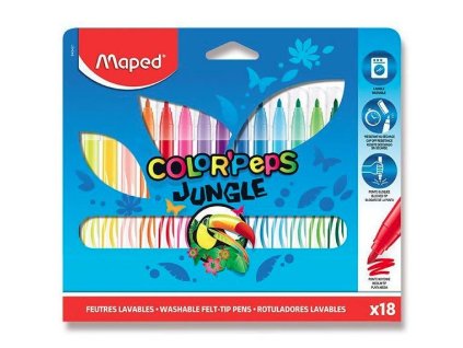 Fixy Maped Color Peps Jungle 18 ks