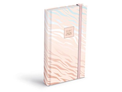 Diár 2026 D802 Lamino 2 s gumou 90x170mm