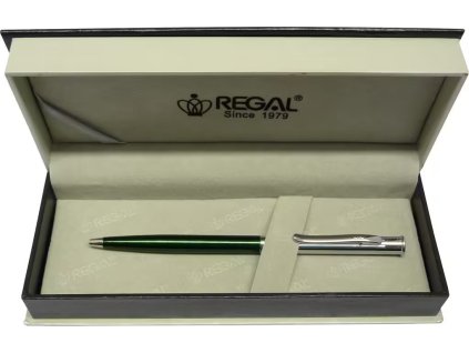 Guľôčkové pero Regal Lane zelené 68823B