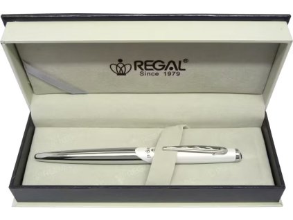 Guľôčkové pero Regal Themis biele P25407B-gel