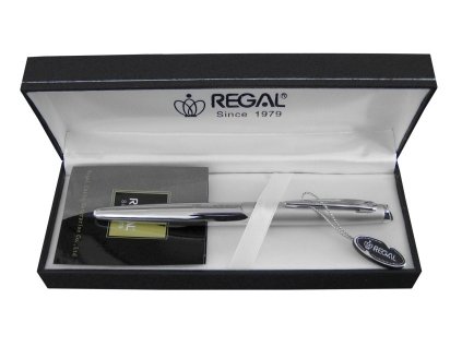 Guľôčkové pero Regal Themis strieborné P25025B