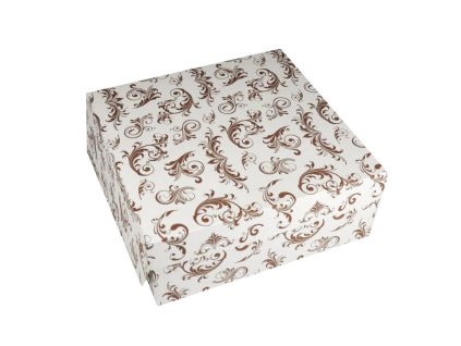 Tortová krabica 28x28x10cm Folplast s potlačou