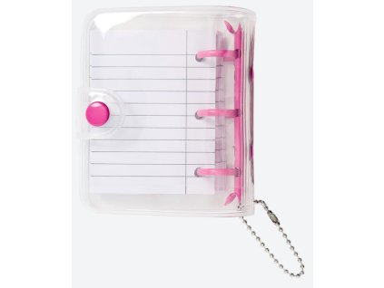 Mini zápisník priehľadný A7 typ karisblok
