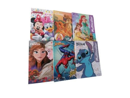 Omaľovánka A4 MULTICOLOR Disney