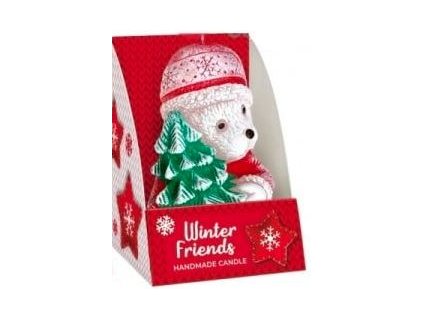Sviečka Winter Friends 185g