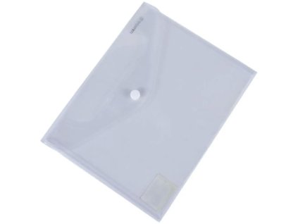 Obálka s gombíkom A5 Donau priehľadná