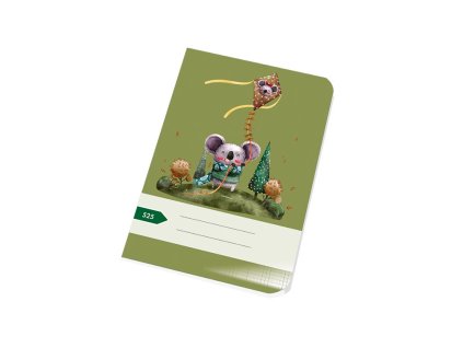 Zošit 525 štvorčekový A5 20 listov Junior Krpa