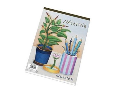 Náčrtník A5 40 listový Krpa