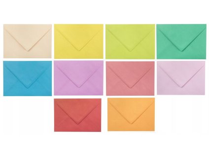 Obálka C6 farebný mix Pol-Mak