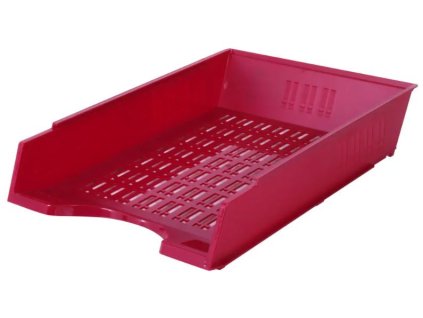 Odkladač bordový rebrovaný