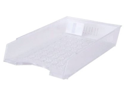 Odkladač priehľadný číry rebrovaný