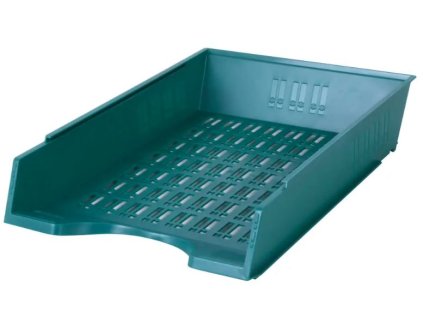 Odkladač zelený rebrovaný