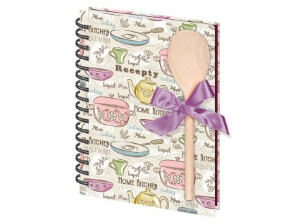 Kniha na recepty A5 špirála s vareškou