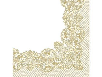 Obrúsky Royal Lace Frame Gold 33x33 PAW
