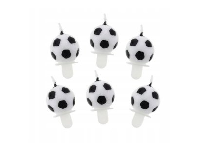 Narodeninové sviečky /6ks Futbal