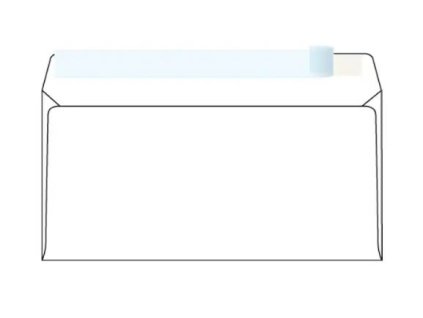 Obálka DL bez okienka/1000ks STRIP