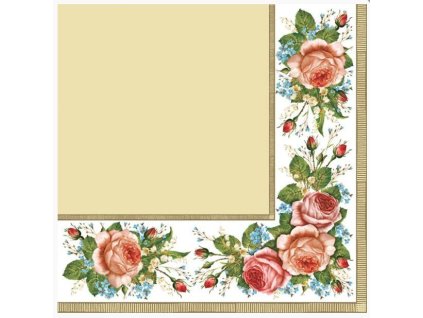 Obrúsky Maki 33x33cm,3vrs.20ks celoročné 005702