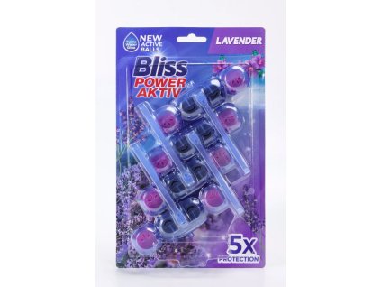 Bliss 4x55g guličky do WC Levanduľa