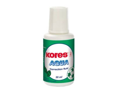Korekčný lak, na vodnej báze, 20 ml, KORES "Aqua"