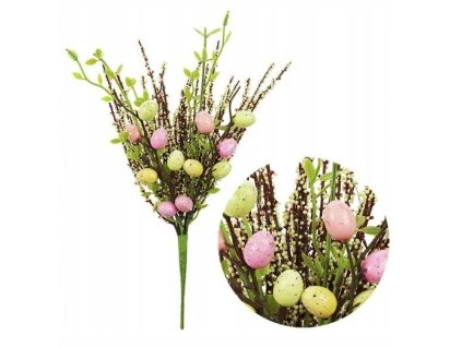 Dekoratívna kytička s kraslicami 30cm Arpex