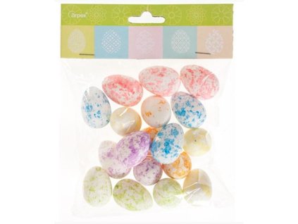 Dekorácia Veľká noc vajíčka 3cm /18ks Arpex